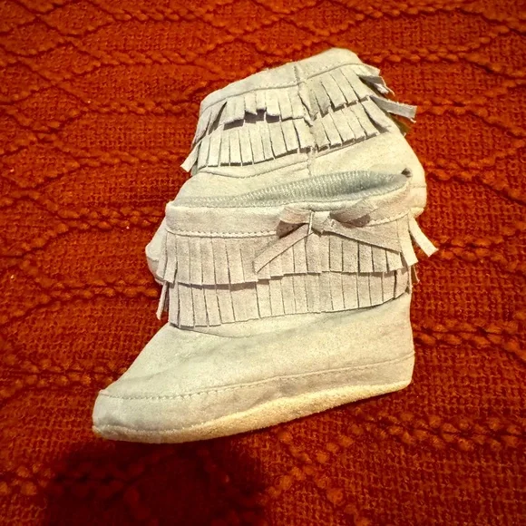 Baby Boots, 4, Gray - Picture 1 of 1
